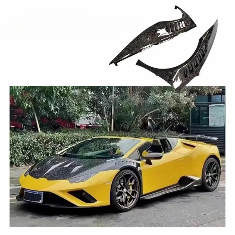 V Style Fender for   LP580 LP610 EVO Upgrade Vorsteiner Style Body Kit Carbon