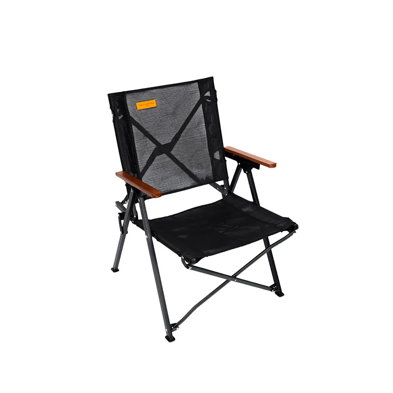 MOUNTAINHIKER Foldable Camping Chairs Set Lightweight Chair Ultralight Carbon Steel Chairs for Garden Picnic Beach Fishing