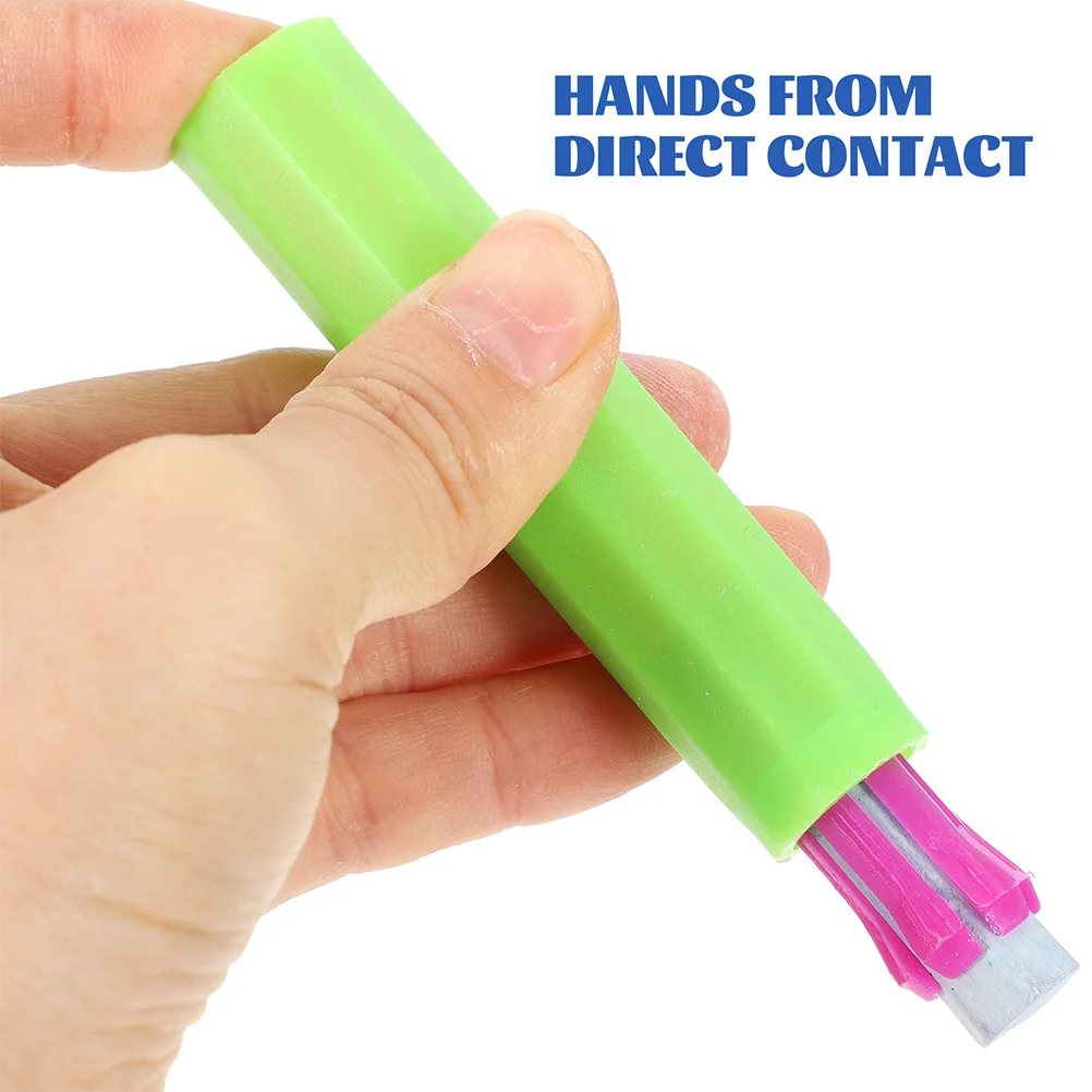 1 set 1 Set Dustless Colored Chalks For Kids Teachers Classroom Use Chalk Holder Blackboard Eraser Multi-Function Chalk Set