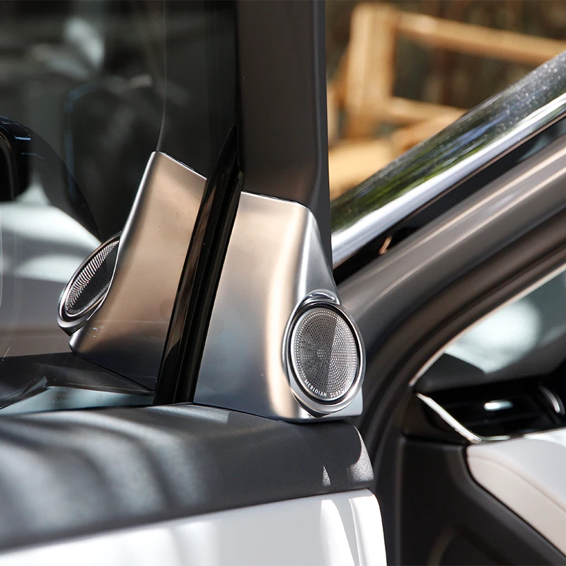 For Land Rover Range Rover Evoque L551 2020 Car Pillar A Audio Speaker Tweeter Frame Cover Trim ABS Horn protection accessories