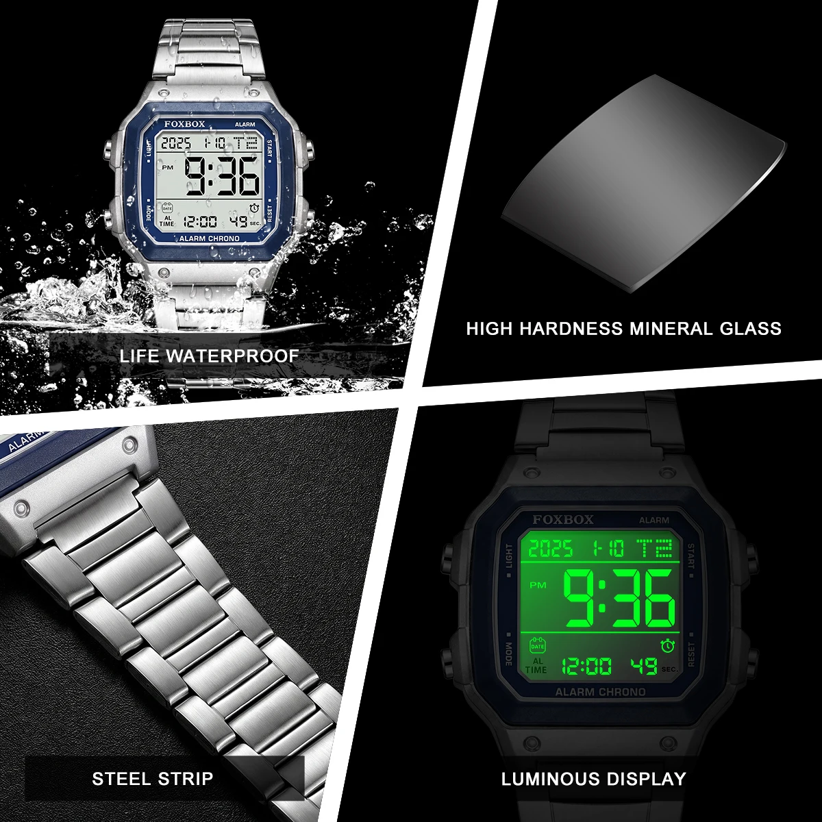 FOXBOX, montre électronique po - Street Fashion Week avis et prix