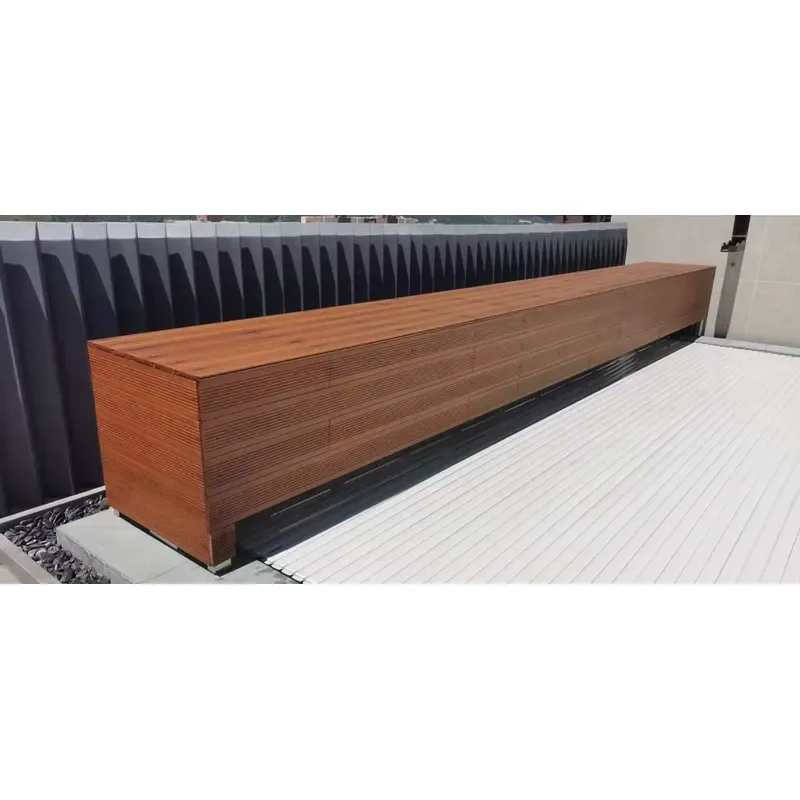UV Stable Material Automatic Swimming Pool Cover High Quality Pool Cover Reel