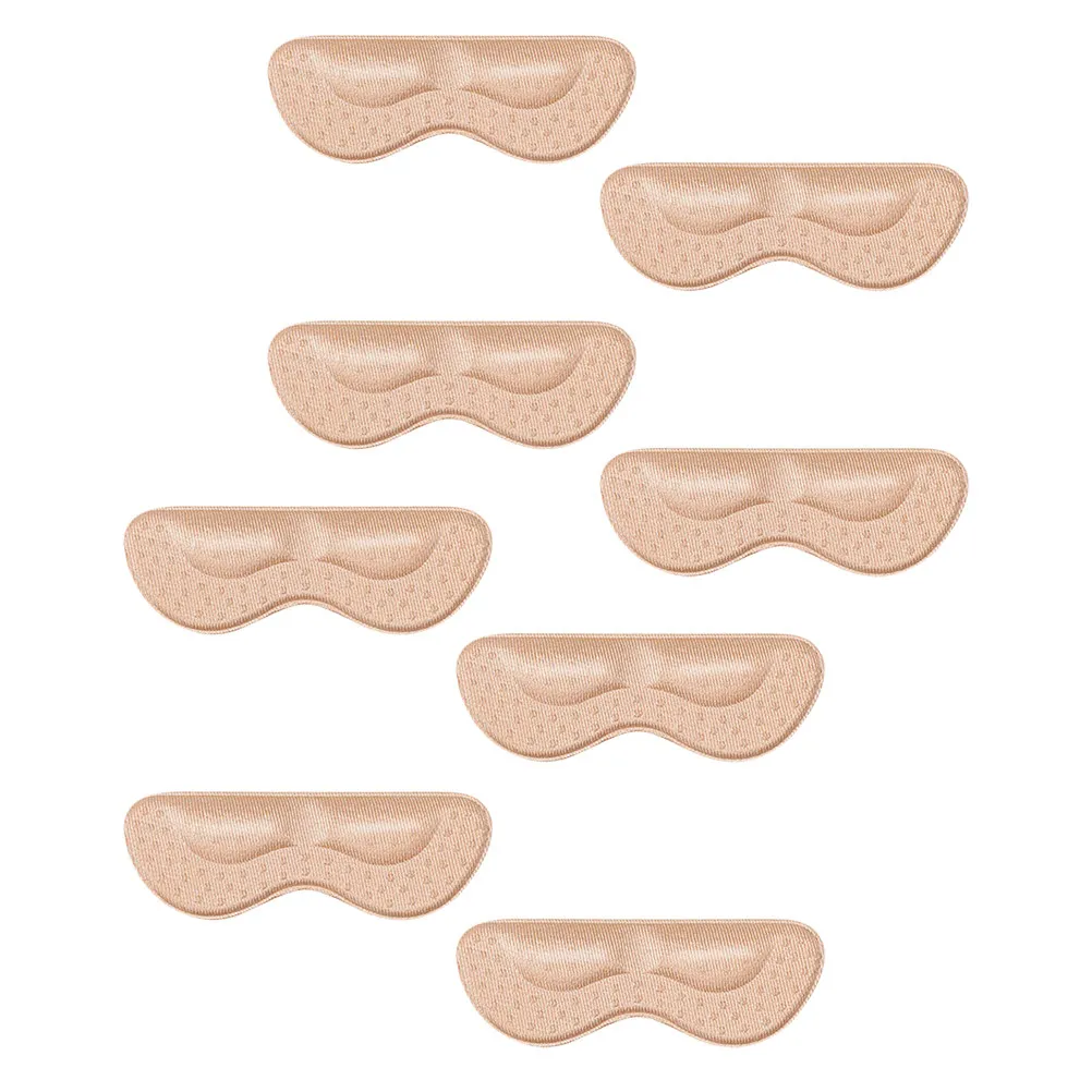 

1 комплект эластичных мягких комфортных самоклеящихся противоскользящих подушечек для пяток из губчатого материала для туфель на высоком каблуке и босоножек