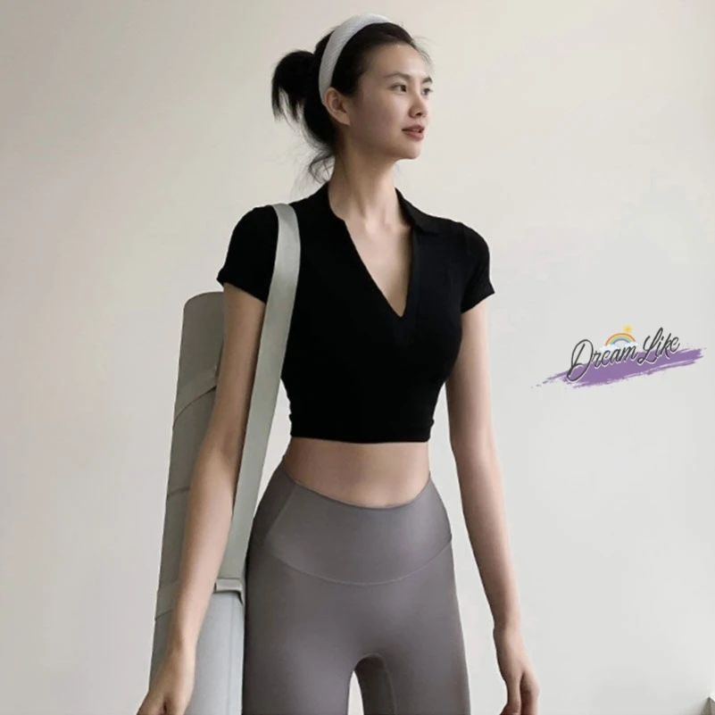 

Women's ort Dance Fitn Outfit Top And Bot Set Summer New Sle Running Training ort Sve Yoga Pants Two Piece Set