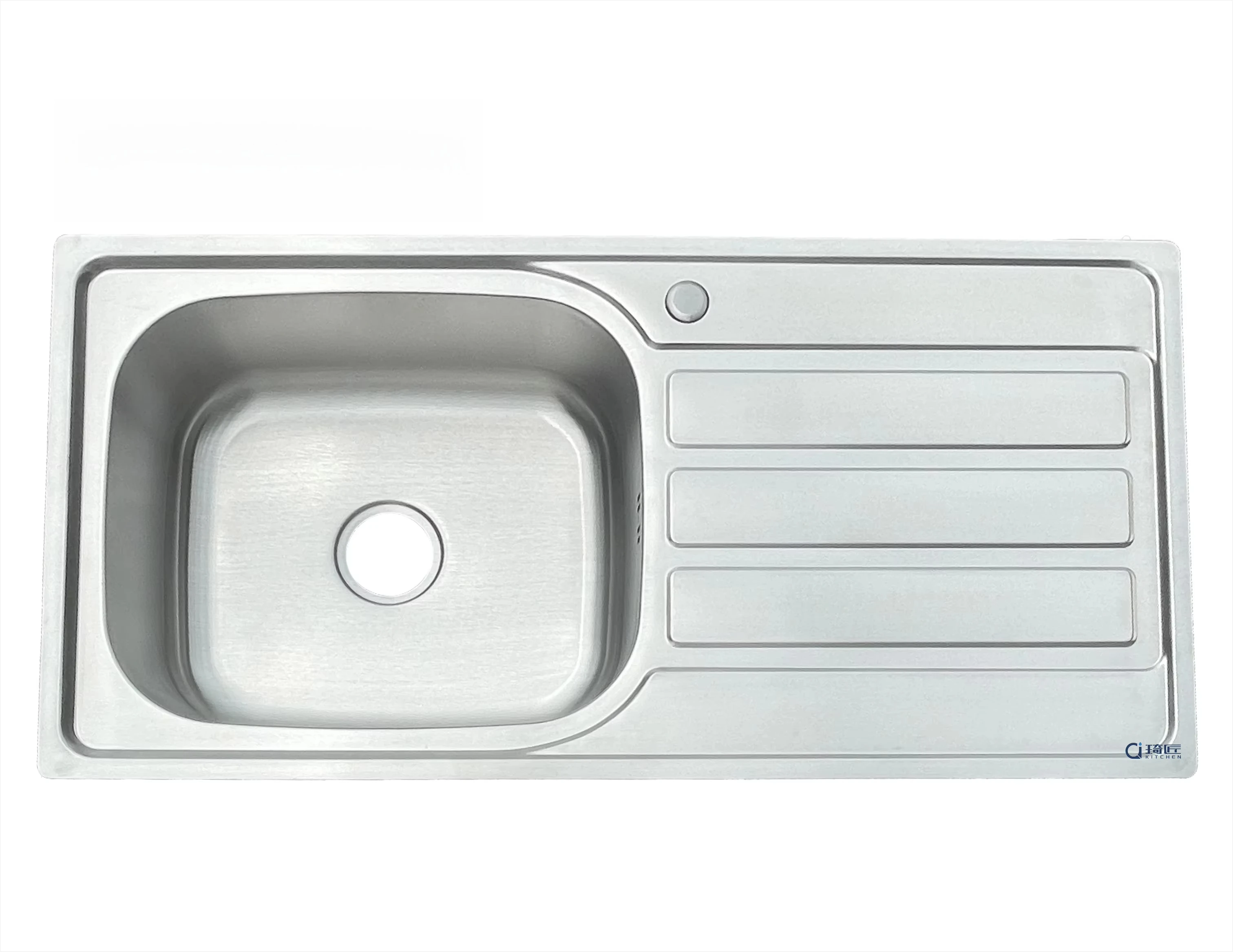 

8050 Size Machine Stainless Steel Kitchen Sink Drop in Single Bowl Stainless Steel Kitchen Sink With Drainboard