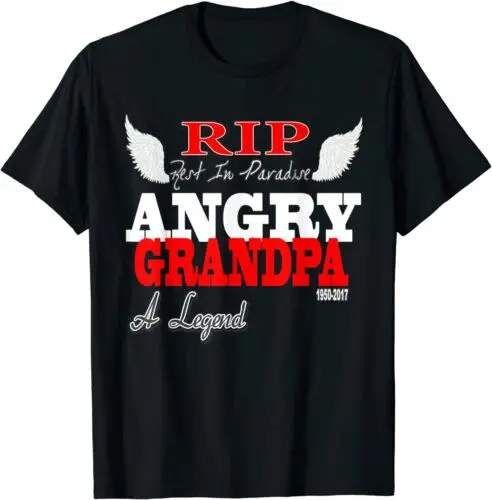  Angry Grandpa A Legend Premium Gift Idea Tee T-Shirt Size S-3XL