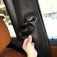 Car Safety Belt Seat Decorative Cover Sticker Frame Trim For BMW X5 X6 X7 G05 G06 G07 2019-2022 Auto Interior Accessories