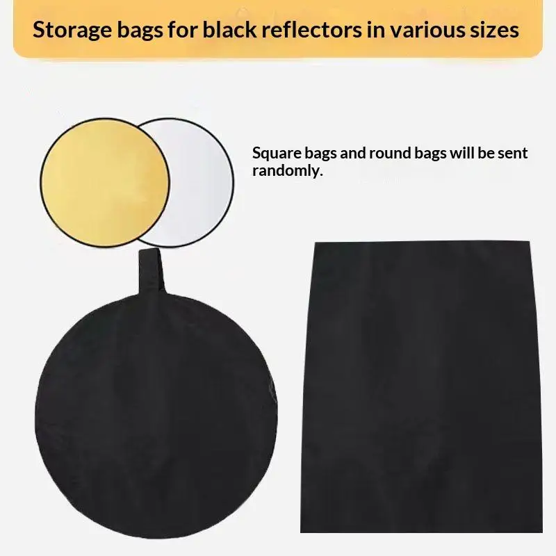 2 In 1 Photography Light Reflector Portable Foldable Cost Effective for Studio Portrait Hobbyist Outdoor Shooting