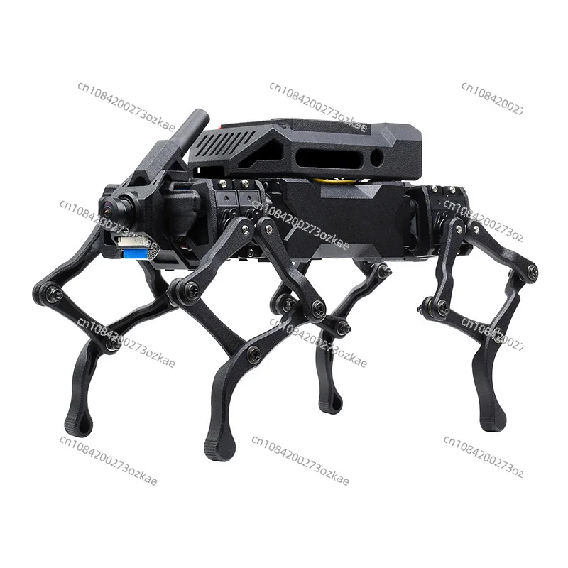 

12 Degrees of Freedom Bionic Quadruped Robot Dog Based on Raspberry Pi Open Source Facial Recognition