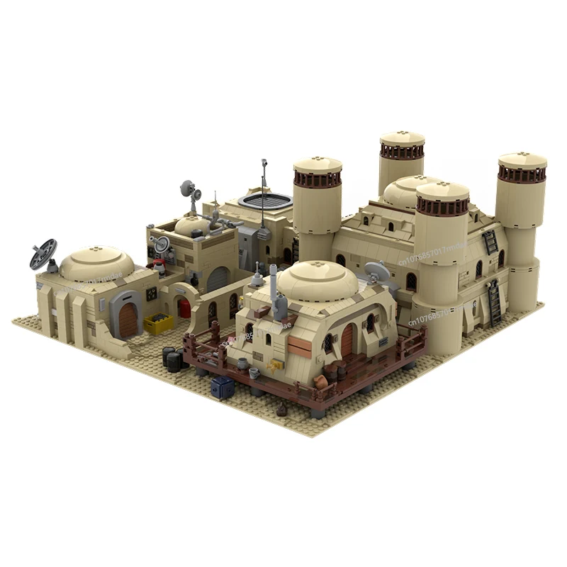 NEW Famous star Movie scene MOC Tatooine Secret Base model DIY creative ideas Children Toy Birthday Gift building blocks