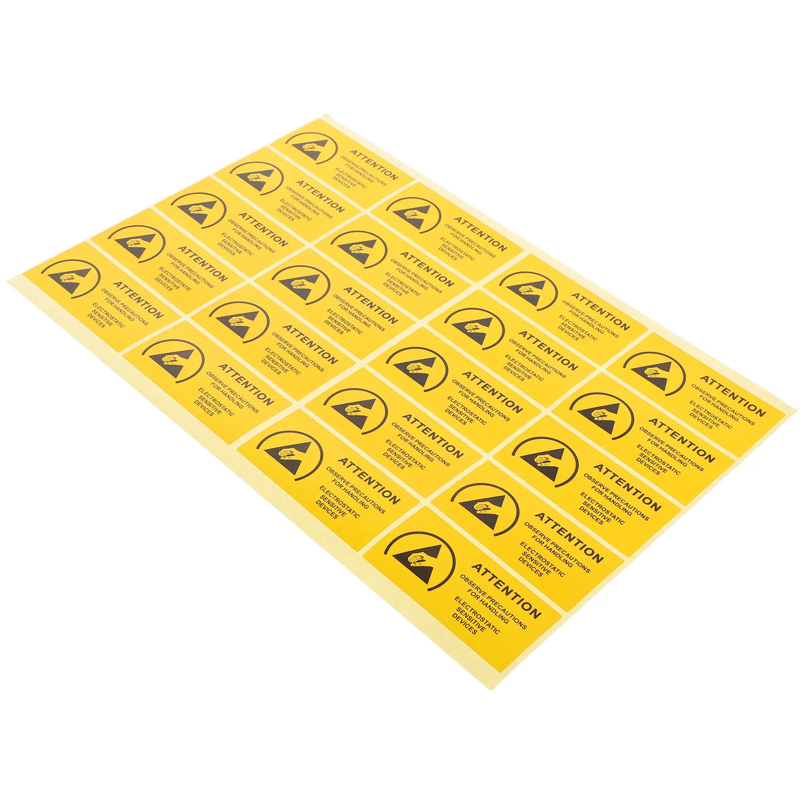 450Pcs 60x30mm Heavy Duty Static Devices Warning Signs Easy Stick Wall Auto Metal Surface Weather Resistant Device