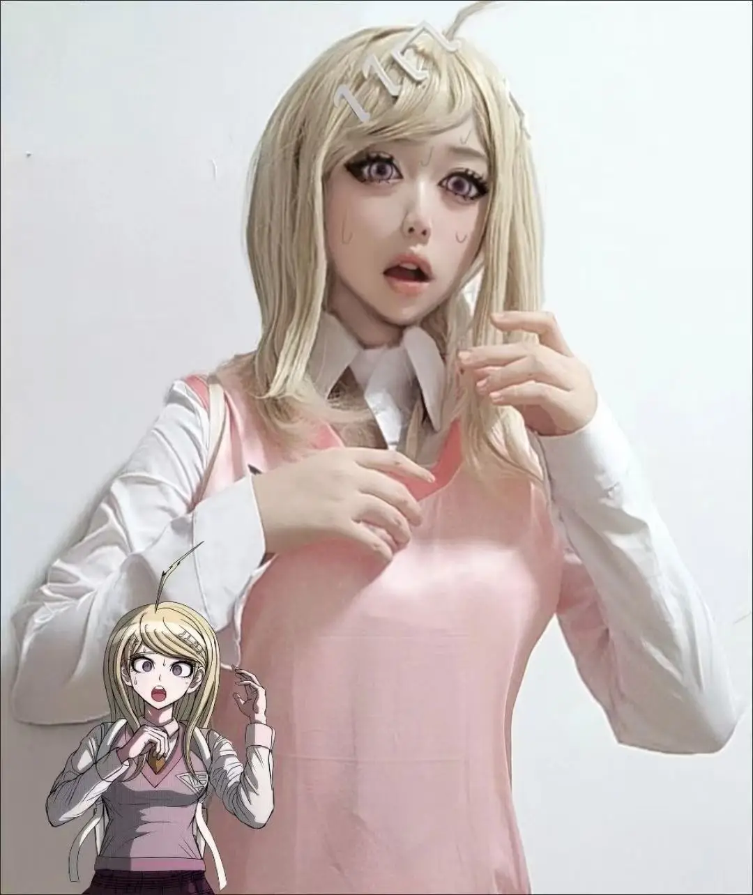 

Anime Kaede Akamatsu Cosplay Costume School Uniform Full Set