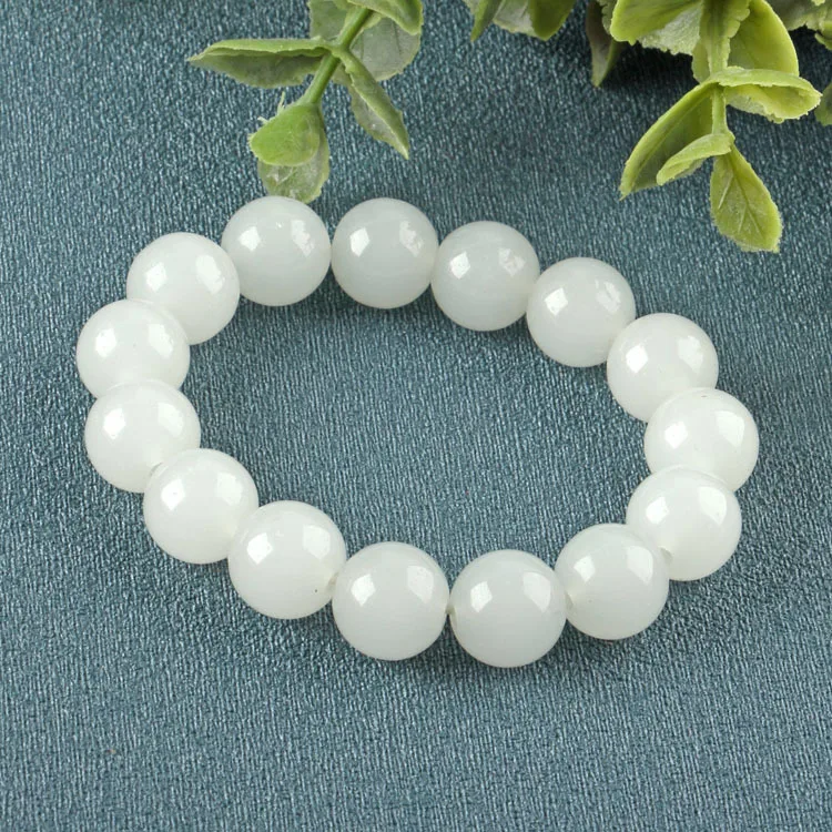 

Браслет из белого нефрита Хотан Браслет из белого нефрита
