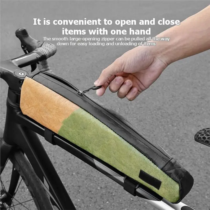 NEW HOT In Stock-Cycling Pouch For Bicycle Top Tube Frame Bag Waterproof Storage Bike Riding Accessories For Mountain Road Foldi