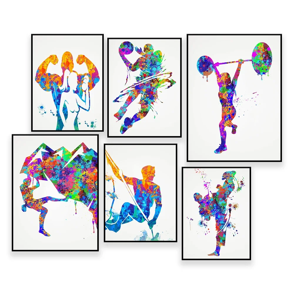 Watercolor Art Print Motion Wall Decor Illustration Home Decor, Nursery, Gifts, Wildlife, Wall Art