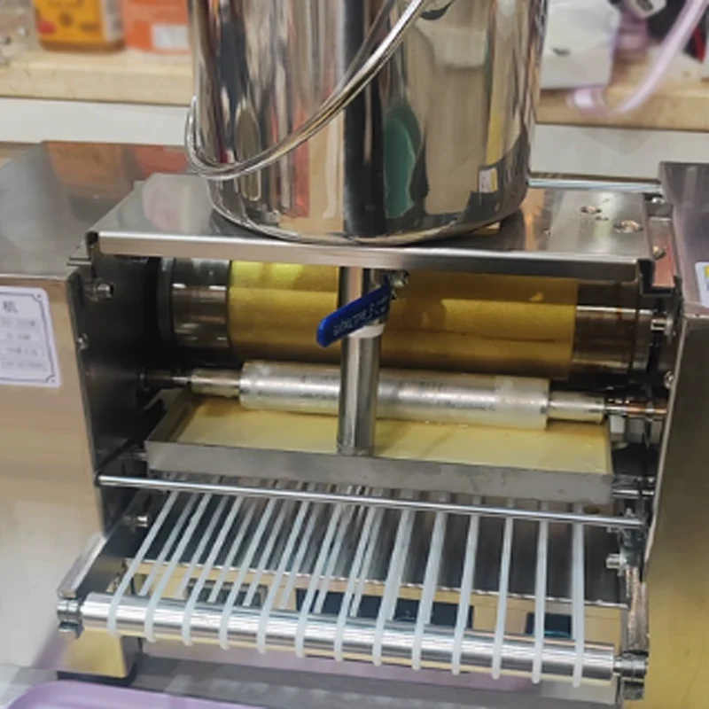 Automatic Thousand Layer Cake Skin Machine Single Row Pancake Machine Equipement