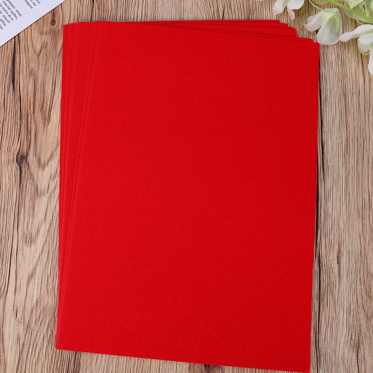 10pcs A4 Red For Diy Craft Projects Sparkling Cardstock Scrapbook Decorative Sheets Colored Glitter Paper Glitter Cardstock Diy