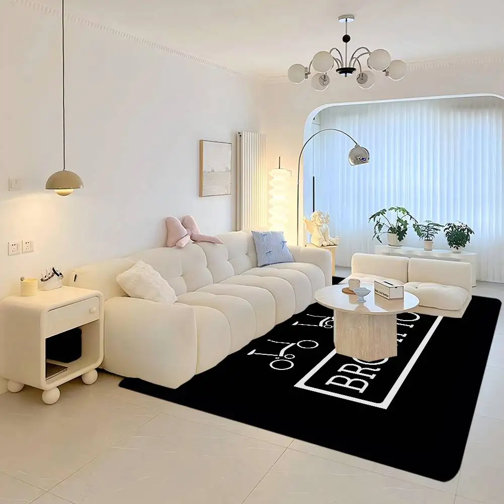 Brompton LOGO Entrance Door Mat Nordic Style Home Doormat Bathroom-Toilet Mats Bedroom Hotel Decor Mat