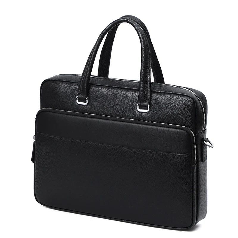 Grande capacidade homem maleta de couro genuíno dos homens bolsa de negócios masculino ombro laoptop saco famosa marca designer masculino maleta