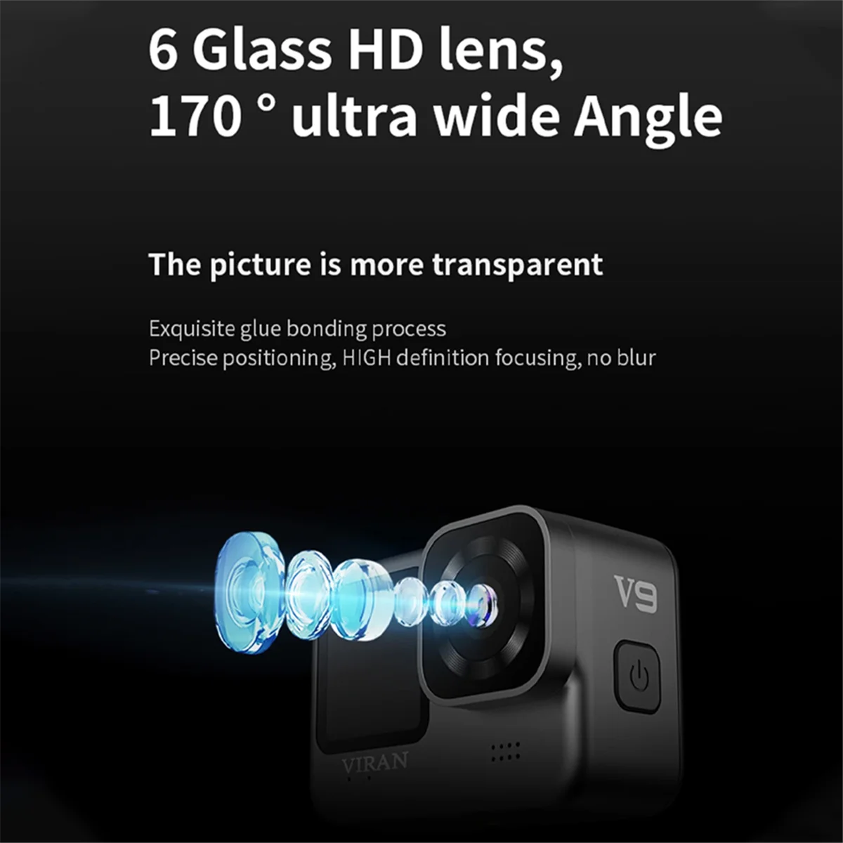 

Excellent! Sport Camera 4k60fps Wifi Anti-Shake Action Camera with Remote Control Screen Waterproof Sport Drive Recorder Camera