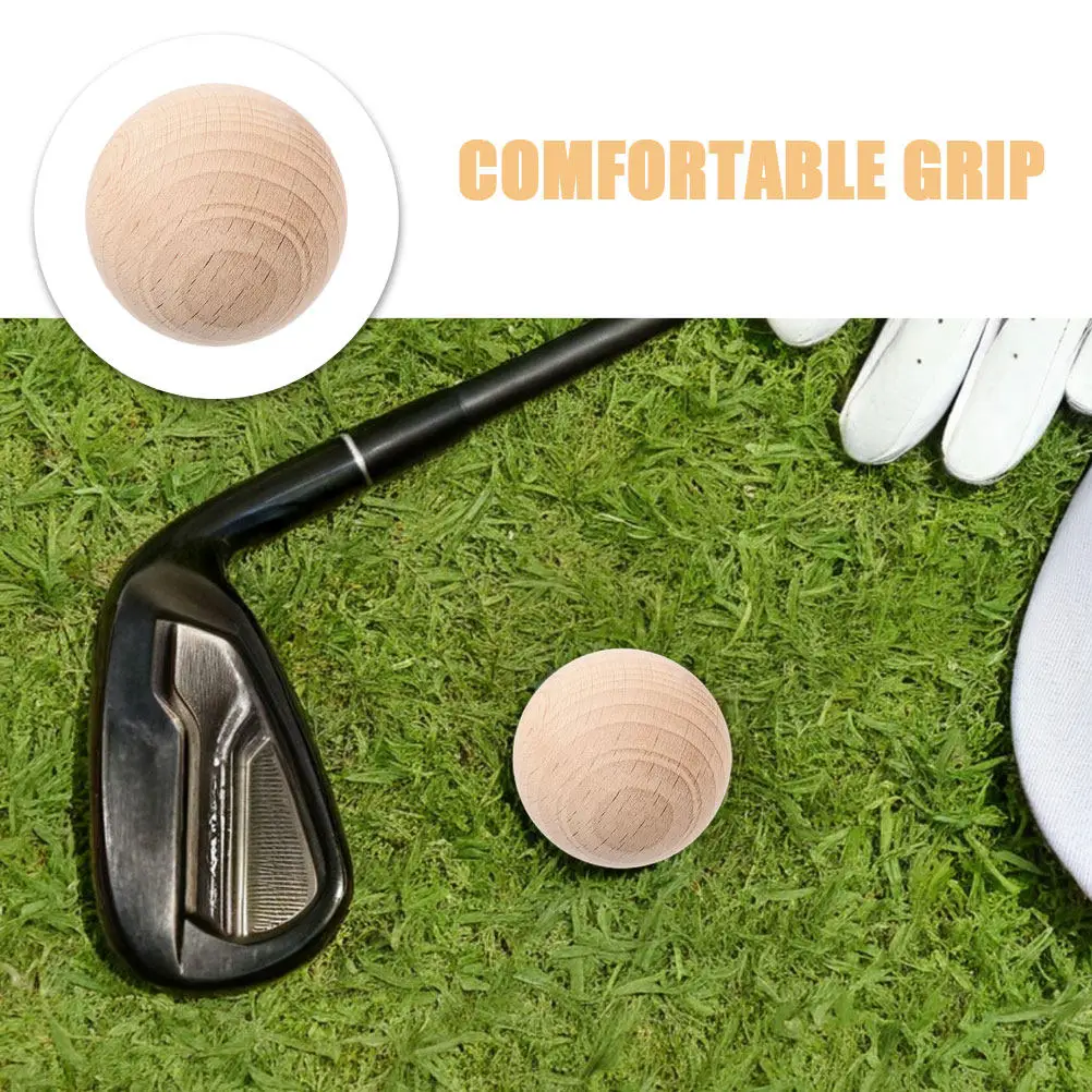 Natural Hardwood Croquet Ball Wooden Round Ball 7.5cm Outdoor Lawn Game Backyard Party Croquet Game Set Backyard Balls