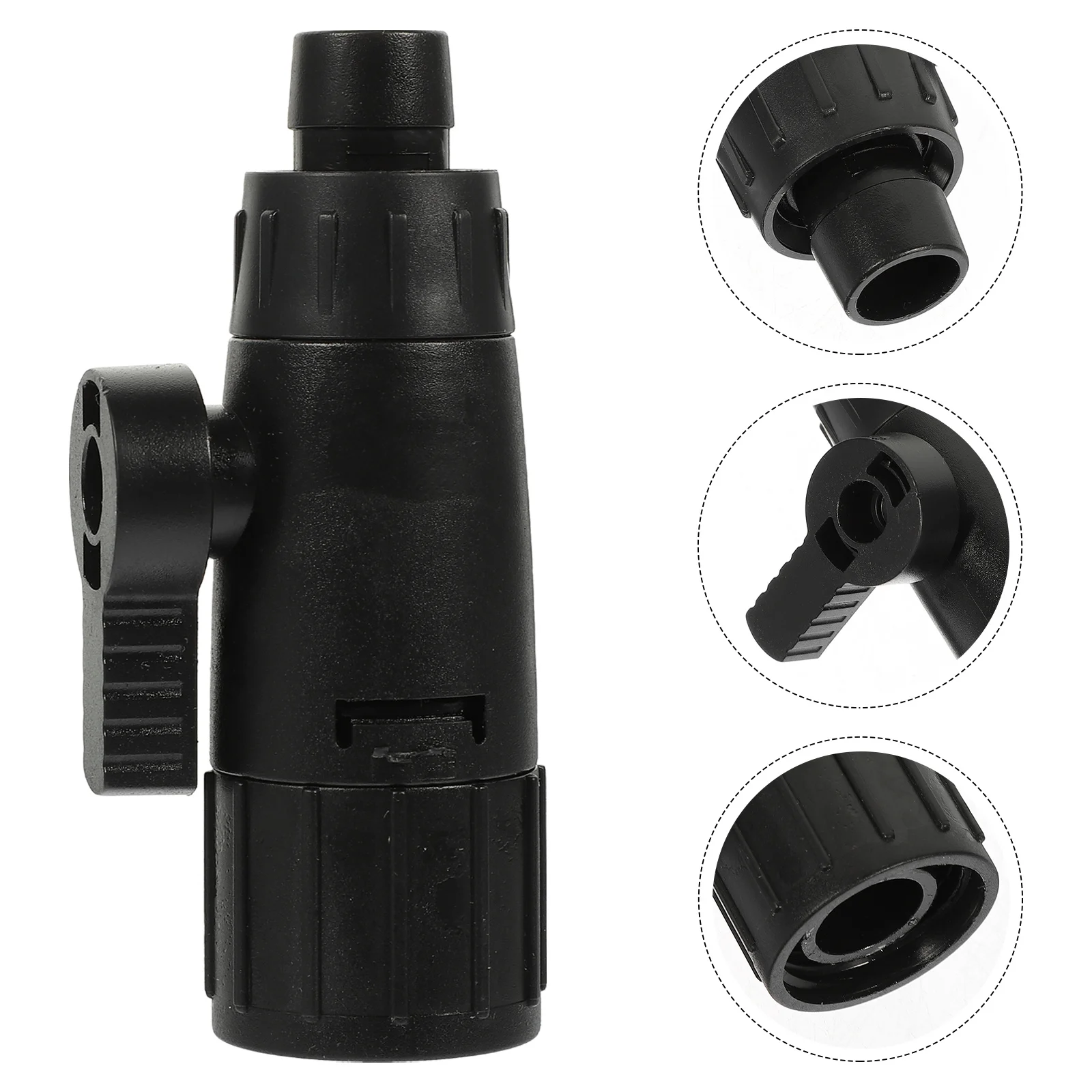 

Aquarium Filtration Valve Adjustable Plastic Hose Connector for Controlled Water Distribution Perfect for Fish Tank Maintenance