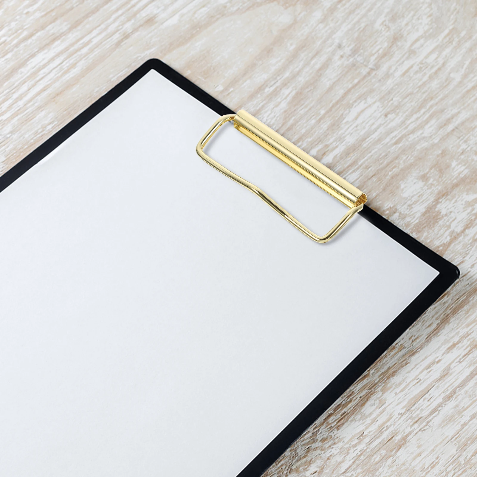 

4pcs Metal Clipboard Clips Reusable Binder Clips For School Office Home Rustproof Replacement Accessories Memo Calendar
