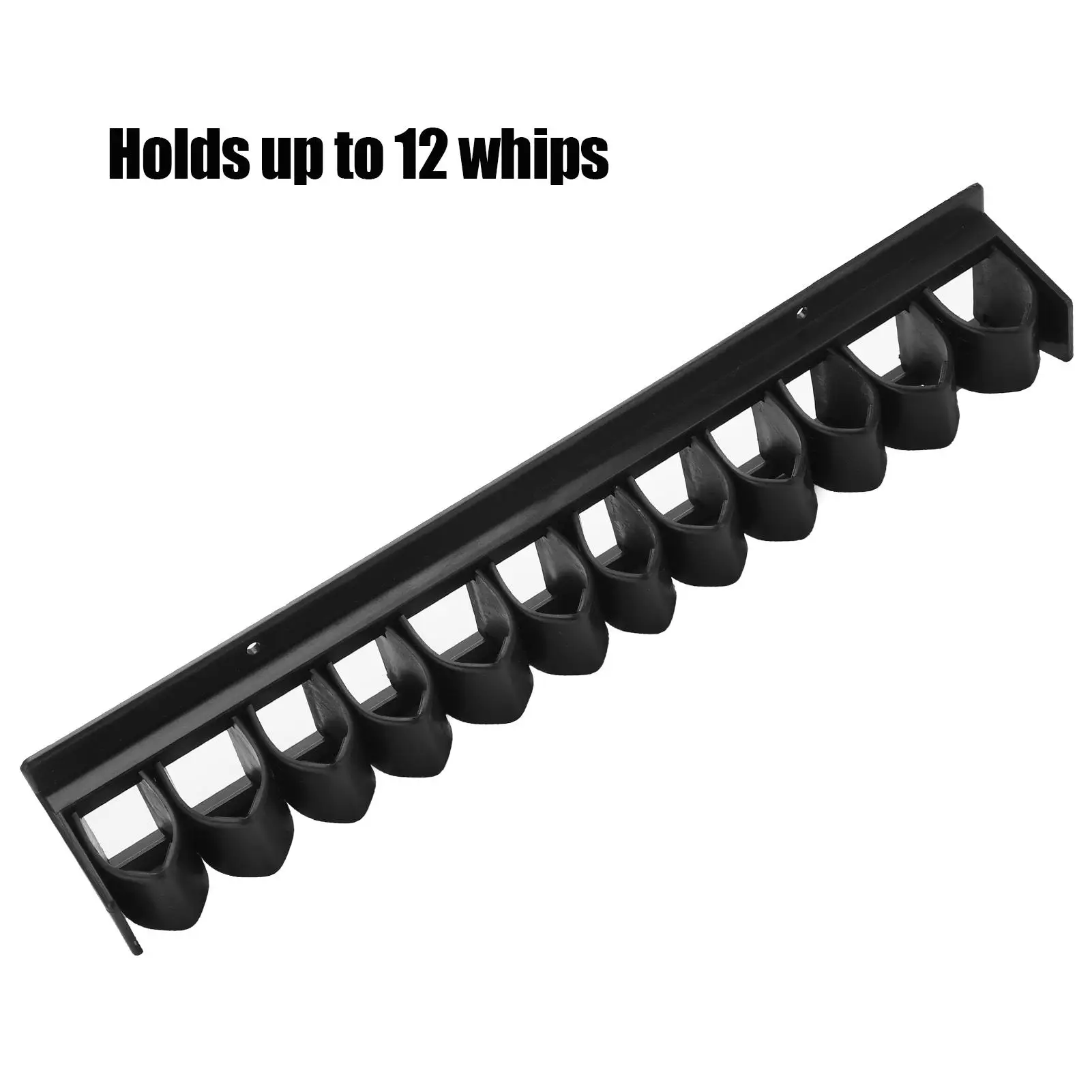 Wall Mounted Plastic Whip  Rack - Horizontal Storage Hanger for  Whips