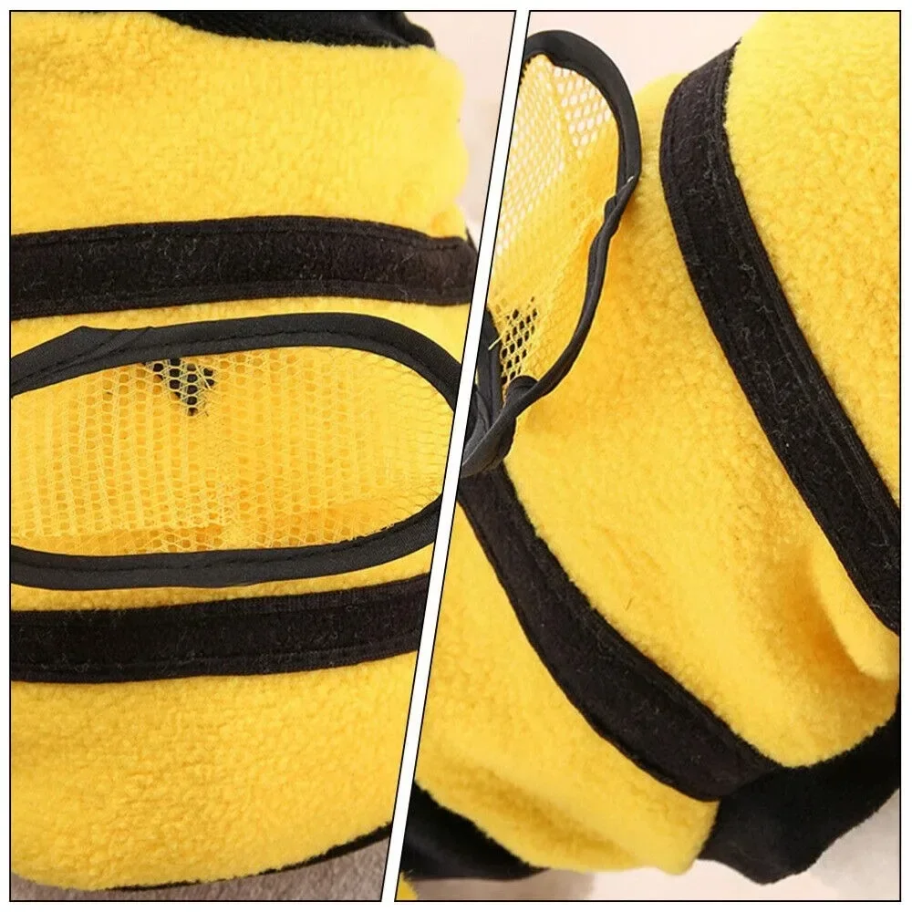 Pet Cute Bees Dog Clothes Cat Cosplay Sweater Clothes Soft Comfotable Puppy Hoodies Funny Costume for Teddy Poodle Warm Clothes