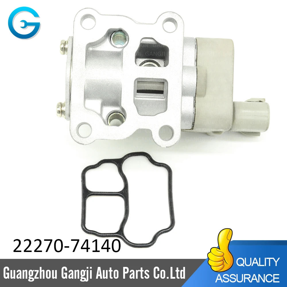 22270-74140 2227074140 วาล์วควบคุมอากาศความเร็วเดินเบาเดิมสำหรับโตโยต้า RAV4 2.0L 1996-2000