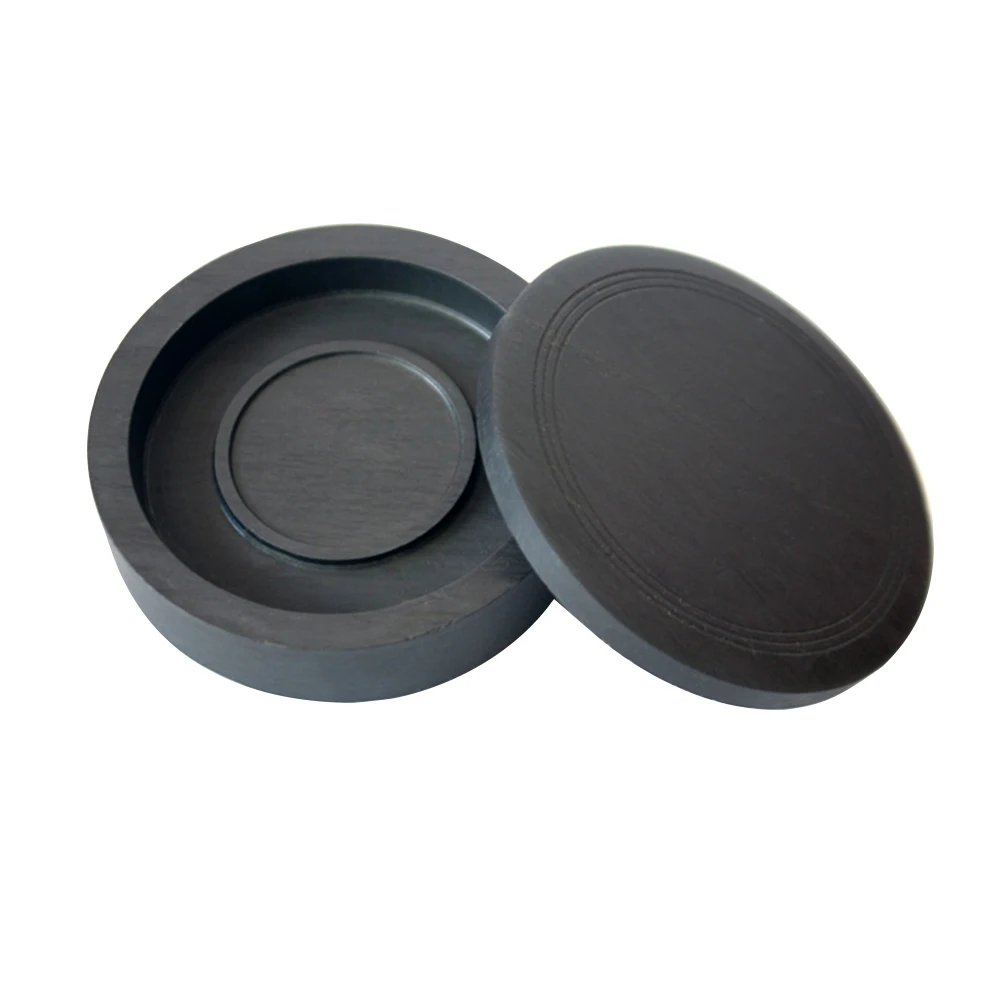 

6 Inch Calligraphy Inkstone Smooth Surface Easy Use Portable Grinding Container Practical Drawing Supply Students Stationery