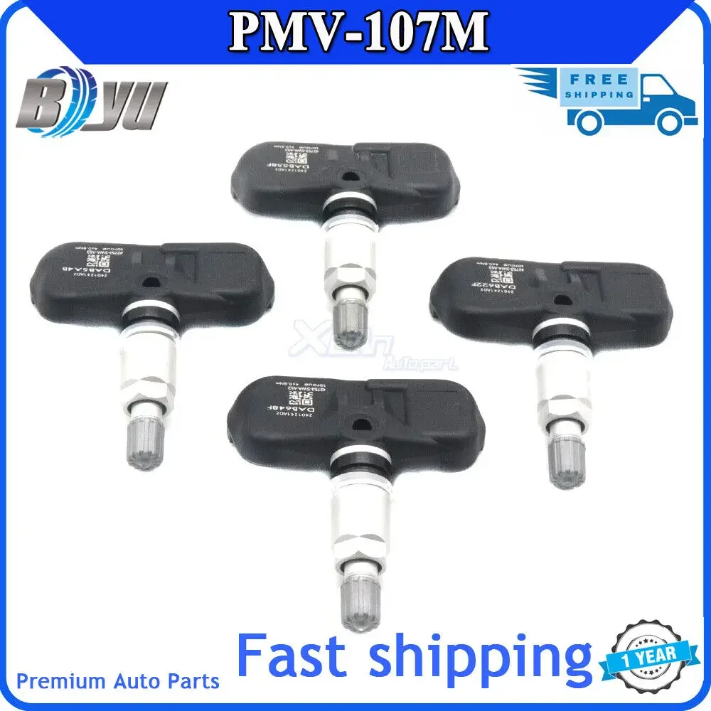 

4PCS TPMS Tire Tyre Pressure Monitoring Sensor NEW For For Honda Accord CRV FiT 2007-2012 PMV-107M 42753-SWA-A53 42753-SWA-306