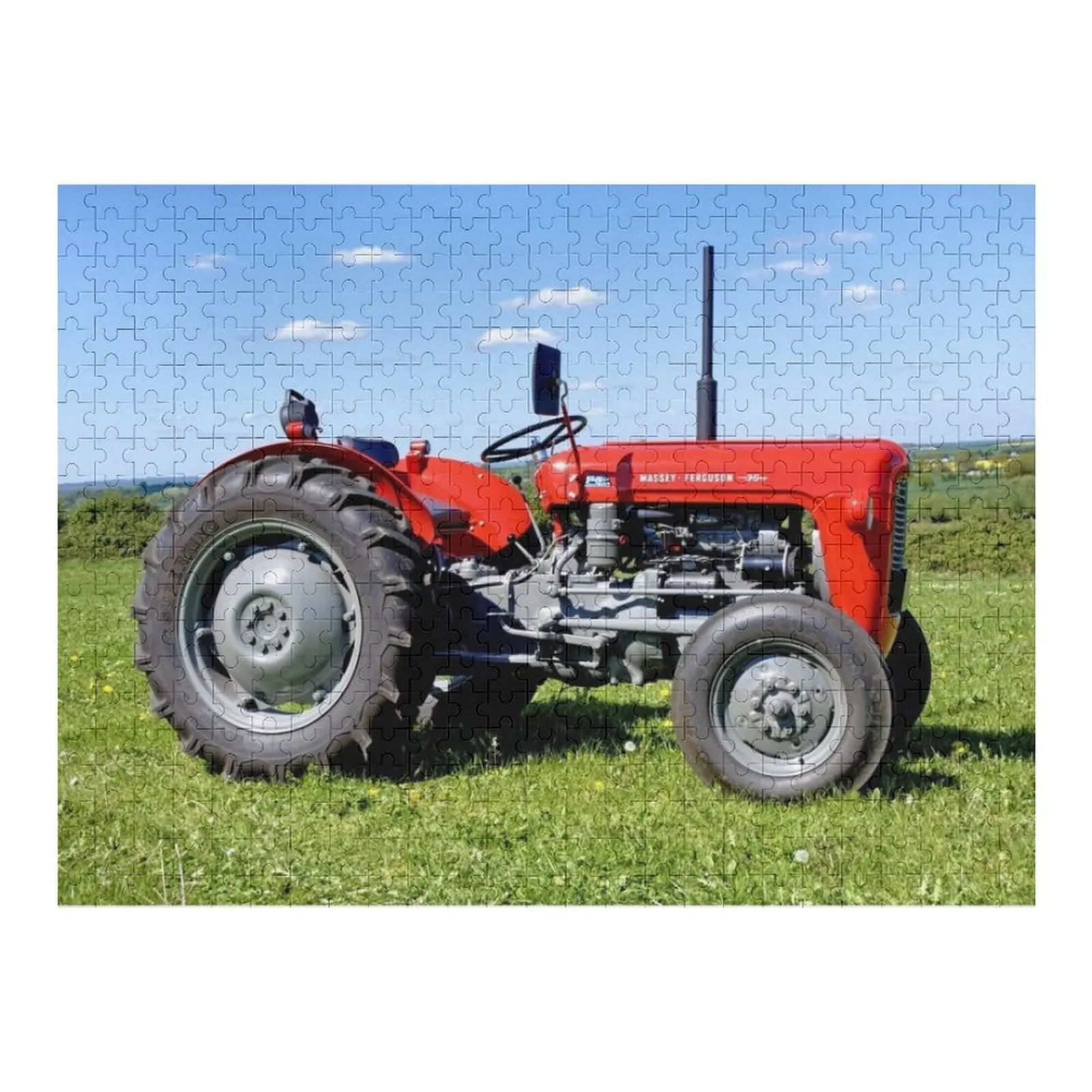 

Massey Ferguson 35, трактор, головоломка, игрушки для малышей, персонализированные именные головоломки, головоломки для взрослых