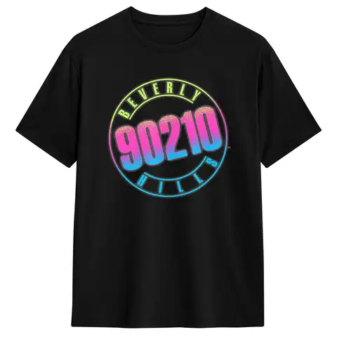 Beverly Hills 90210 T Shirt Summer  Hippie T Shirts Cotton O-Neck Oversize Tees Short Sleeve Y2K Funny Tshirt
