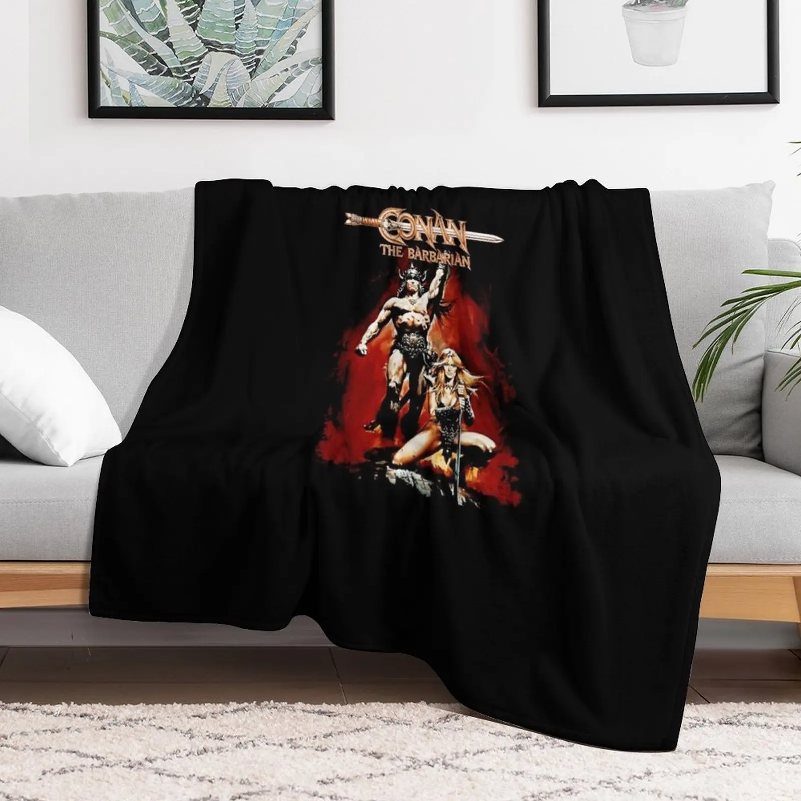 Conan the Barbarian Throw Blanket For Decorative Sofa Camping Blankets