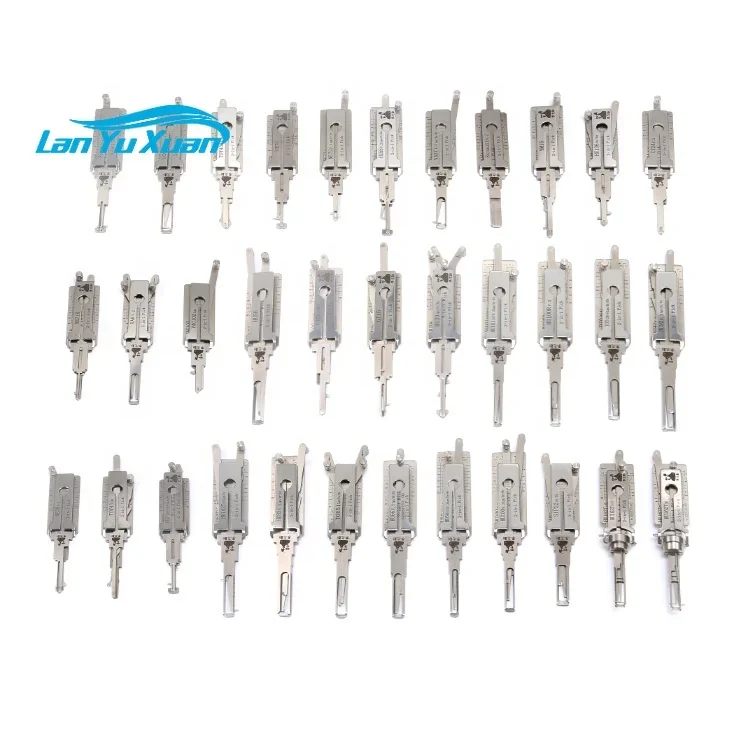 Thickness Stainless Steel Locksmith Unlock Tool Professional 35 pc Lock Pick Set Lockpick