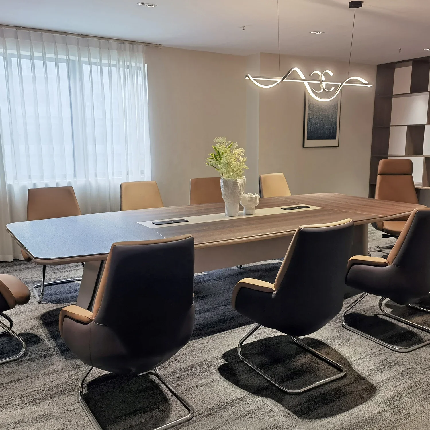 

Meeting Table Desk Luxury Conference Desks Boardroom Table with Customized Color