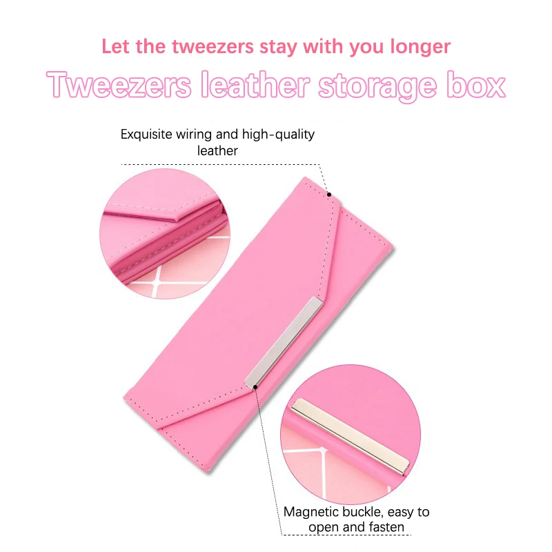 Eyelash Extension Special Tweezers Storage Box Collection Tweezers Holder Eyelashes Tweezer Case Cosmetic Tool Storage Box