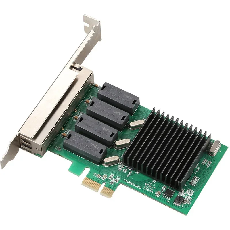 4-port full gigabit network card PCIe 1X to 4-port server network port EXSI aggregation unlaid soft router 8111H