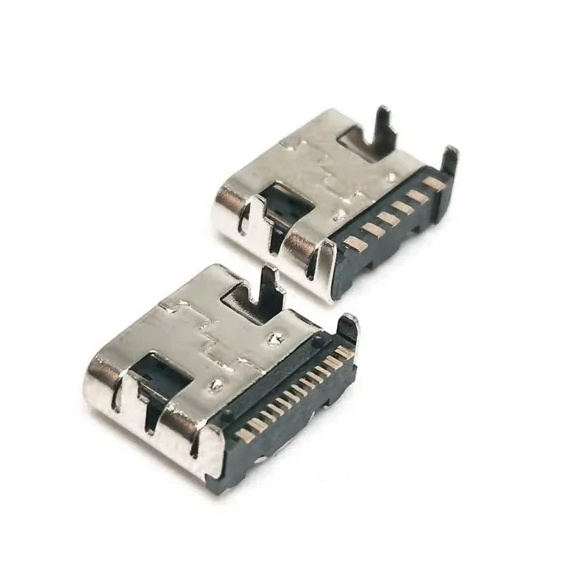 1/5/10pcs 6/16Pin SMT Socket Connector Micro USB Type C 3.1 Female Placement SMD DIP For PCB design DIY high current charging