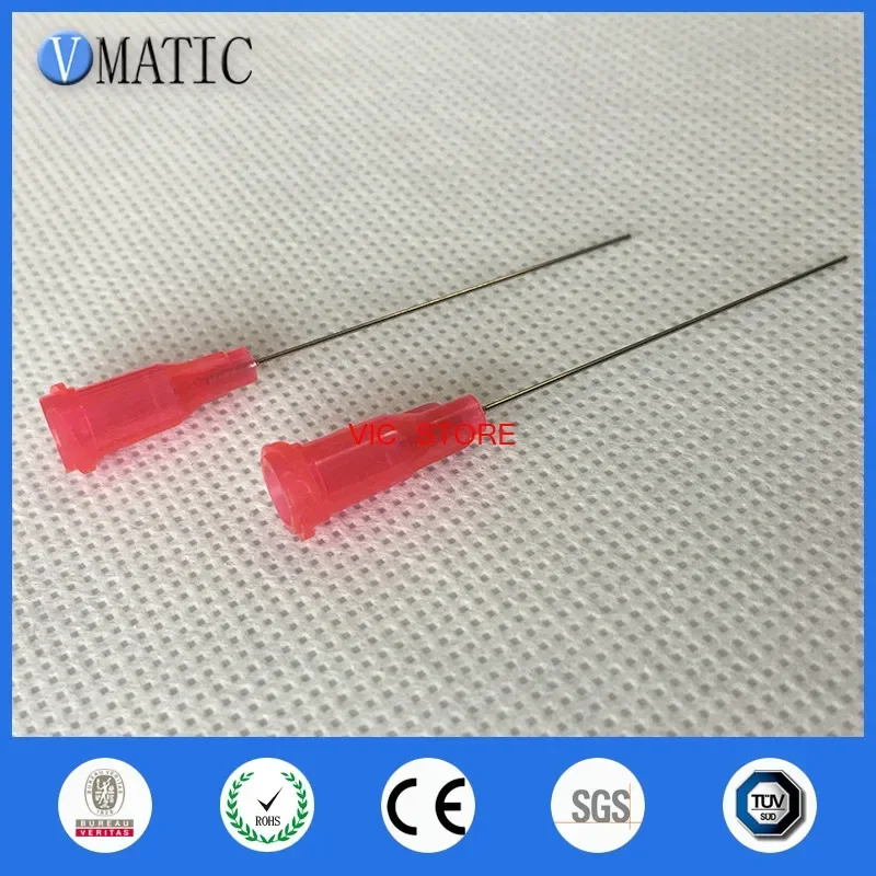 High Quality 100 Pcs 1.5 Inch 25G Te Premier Dispensing Tips Glue Dispense Needles 1-1/2 Inch