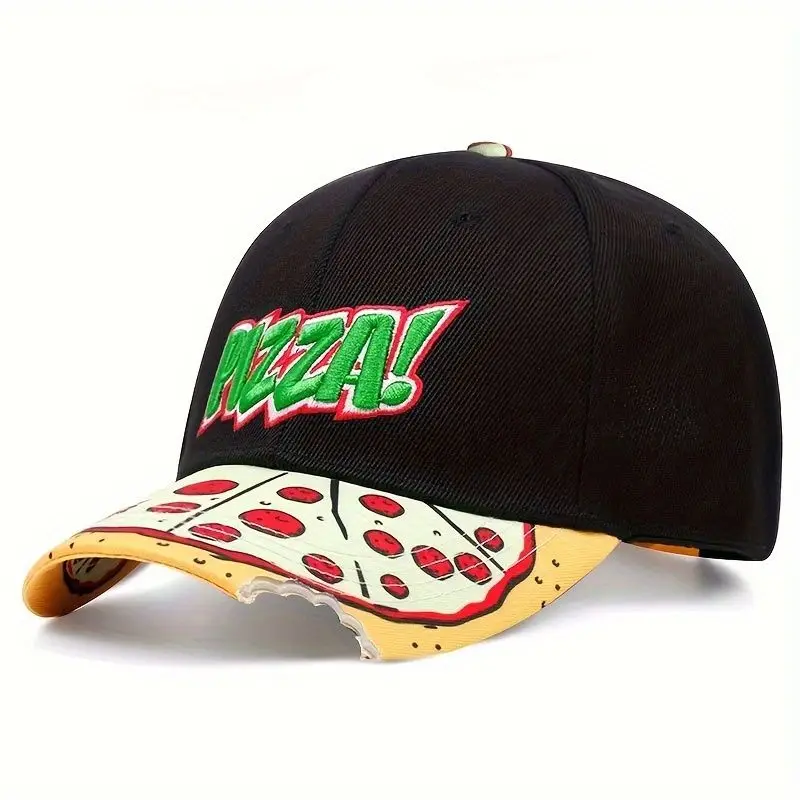 New Embroidered Cartoon Curving Hip Hop Hat Men's and Women's Cartoon Casual Street Dance Hat Korean Baseball Cap