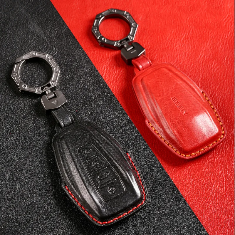 Key covers for Geely Xingrui, Xingyue L, Binrui, Bin Yue, Coolray, Borui Pro, Dihao, GS, and GL.