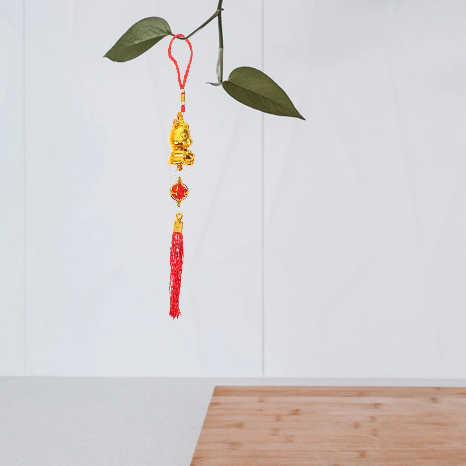 

10Pcs Chinese New Year Horse Pendant 2026 Hanging Tassel Decorations Spring Festival Lucky Ornaments Bonsai Plant Hanging Decor