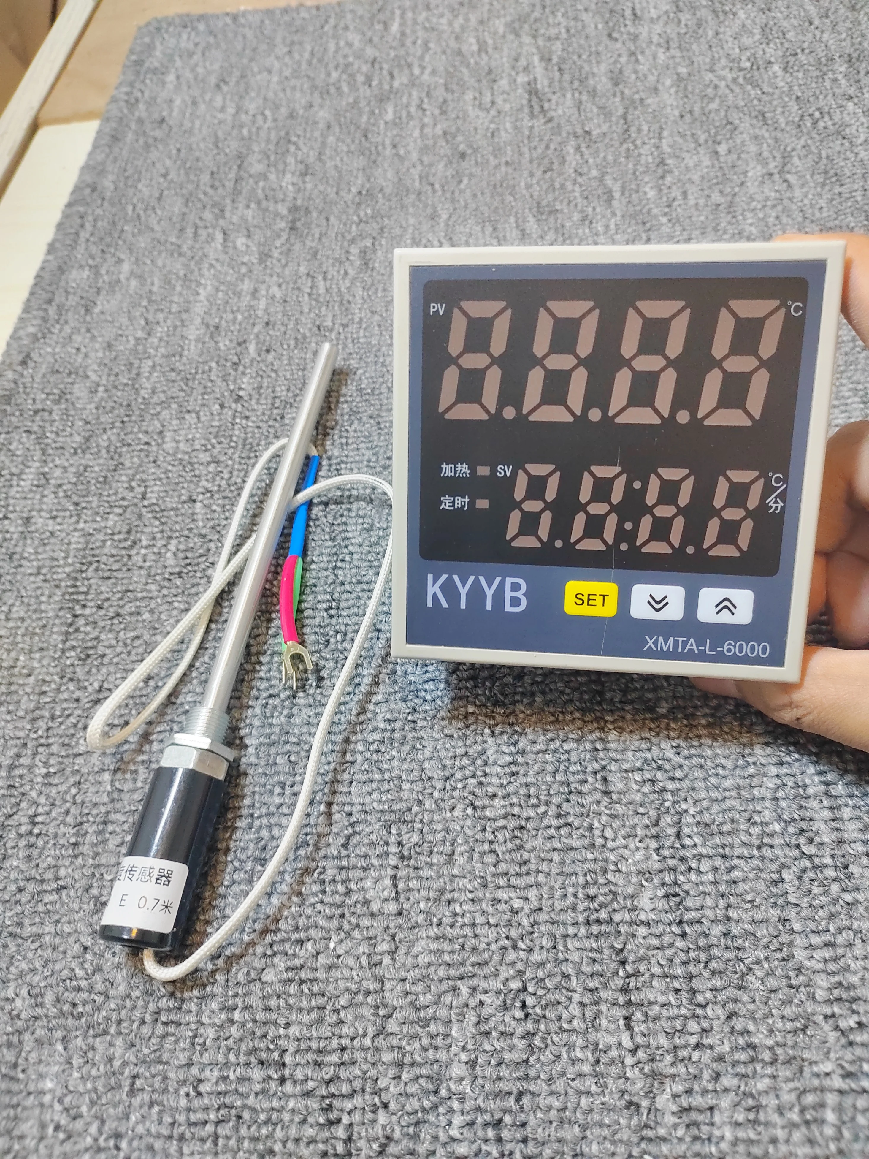 

XMTA-L-6000 Контроллер инкубатора для сушки в духовке с постоянной температурой, регулятор температуры прибора 99,9 ° C - 300р ° С С датчиком
