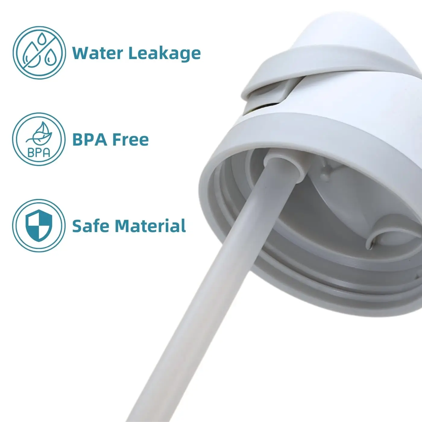 Replacement Cap for Owala Freesip, One Button Water Bottle Top Replacement Cap Compatible with Owala Cup