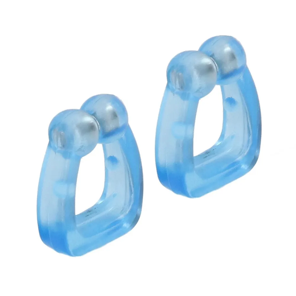 2pcs Unisex Mini Magnetic Snore Clip Safe Nasal Comfort Snore Clip Device Portable Soft Storage Box Evening Anti-snoriing Device