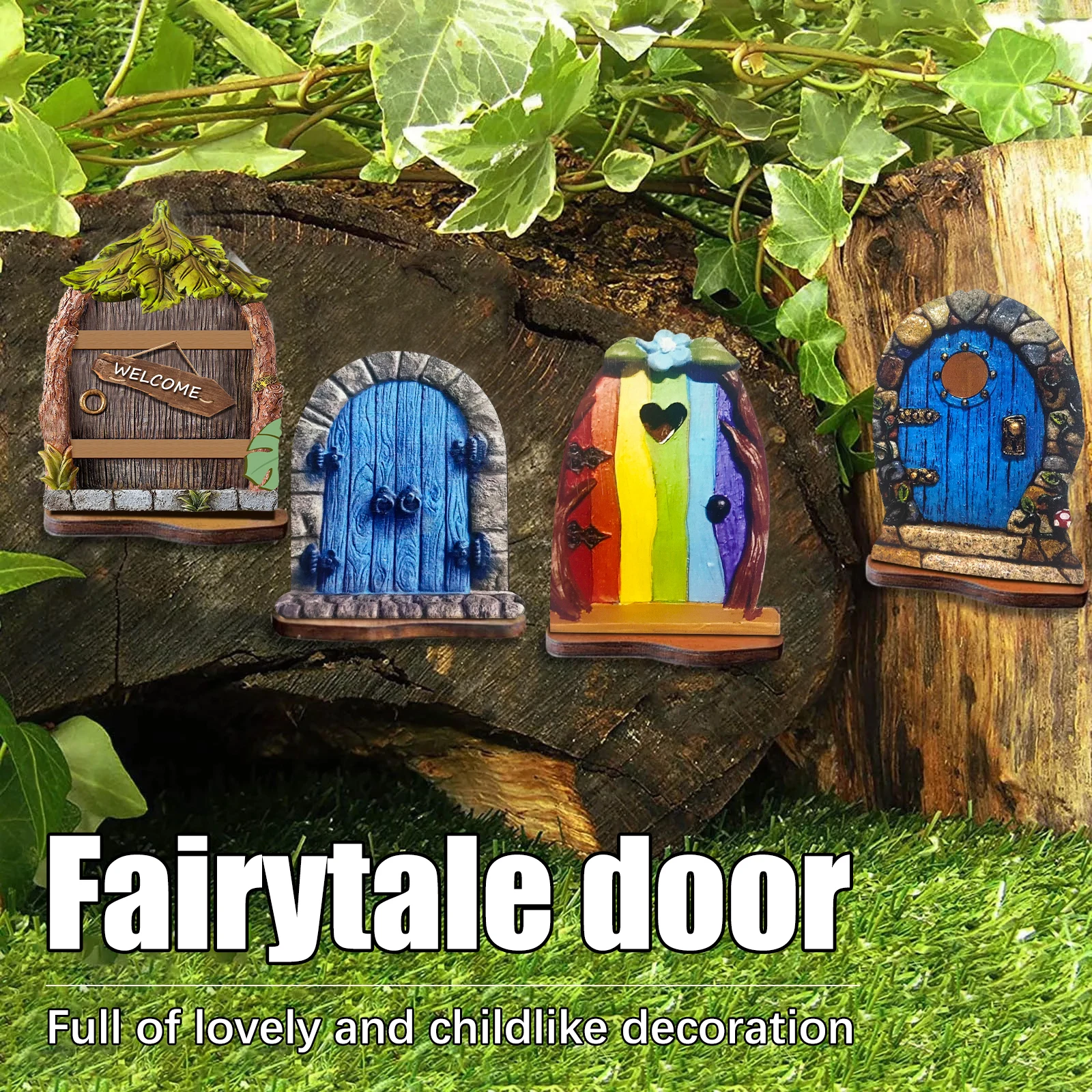 Miniature Fairy Doors for Tree - đánh giá và giá Kids Outdoor Fairy Garden