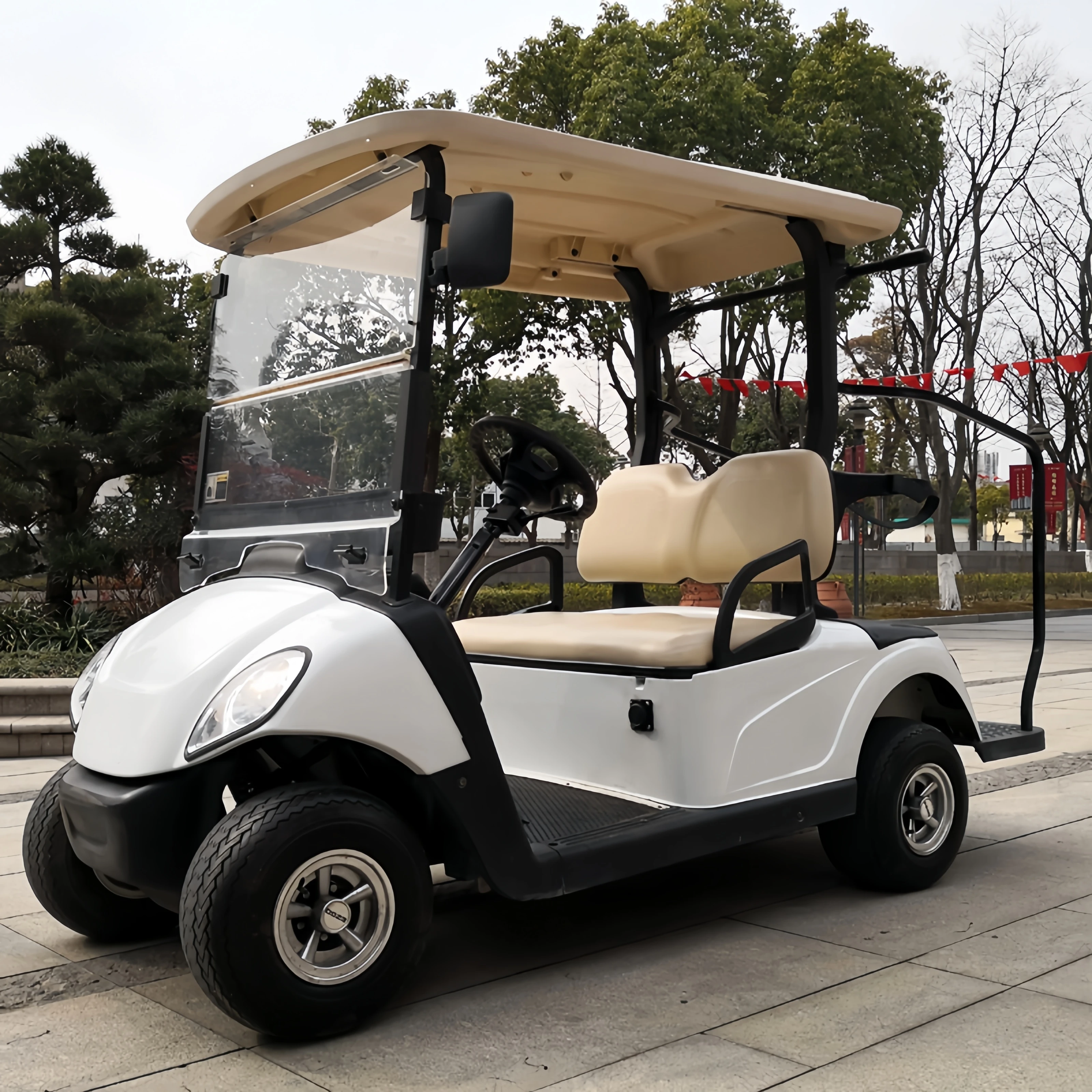 Sightseeing car 6 * 8V/150ah maintenance free battery 2024 latest practical electric Chinese golf cart