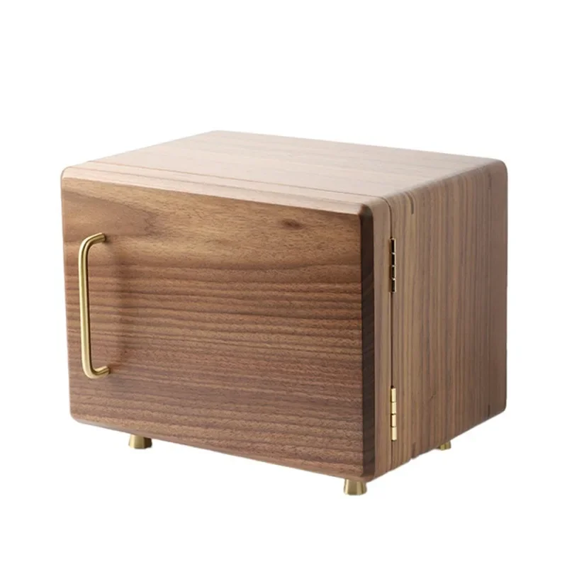 

Solid wood refrigerator jewelry box, storage box, large capacity, necklace, earrings, watch storage box.